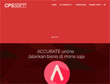 Tablet Screenshot of cpssoft.com